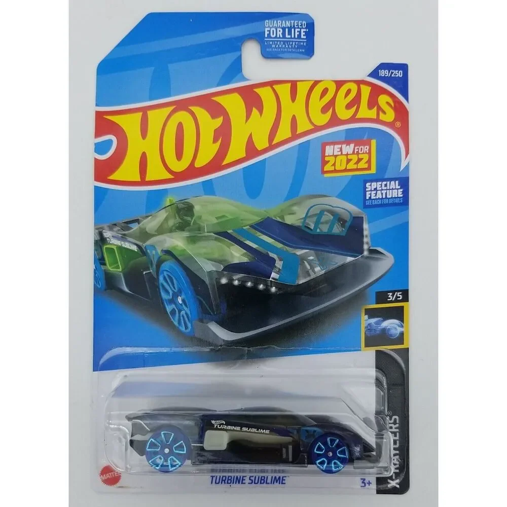 Hot Wheels Turbine Sublime X-Raycers 3/5 189/250 - Assorted